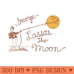 george lassos the moon - png artwork