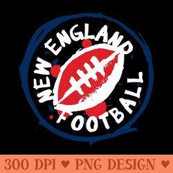 new england football - sublimation png designs