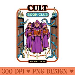 cult book club - png graphics