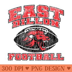 east dillon football - sublimation png