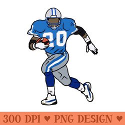 barry sanders running - png image downloads