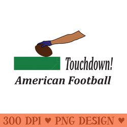 arm of an american football player making touchdown - png artwork