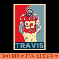 travis kelce celebration hope - sublimation png