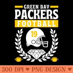 green bay packers 1919 football edition - png designs