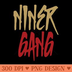 niner gang - premium png downloads