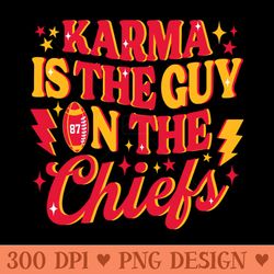 karma is the guy on the chiefs ver.3 - vector png download
