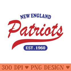 new england patriots classic style - digital png download