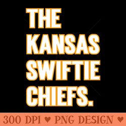 the kansas swiftie chiefs. v4 - transparent png