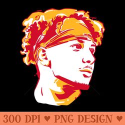 mahomes art - png download collection