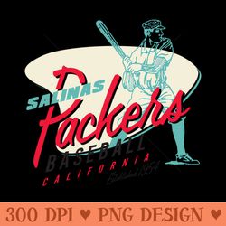 salinas packers baseball - png designs