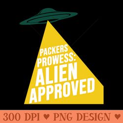 packers prowess alien approved - free png downloads