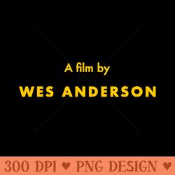 a film by wes anderson - transparent png