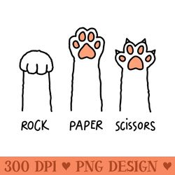 rock paper scissors k9 - png printables