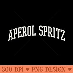 aperol spritz college type italian food aperol spritz lover - png graphics