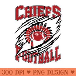 ksct chiefs football - sublimation png designs