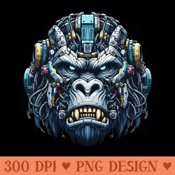 mecha apes s01 d64 - digital png graphics