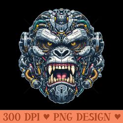 mecha apes s02 d45 - png designs