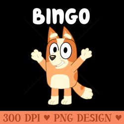 bingo heeler - instant png download