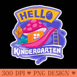 hello kindergarten - download png graphics