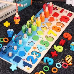 magnetic fishing toys intelligence digital building blocks enlightenment early education math toys for 1-3 years kids