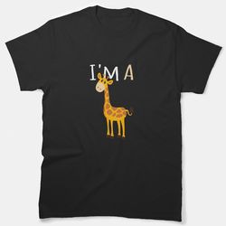 i'm a giraffe cute baby giraffe adorable animal essential t-shirt