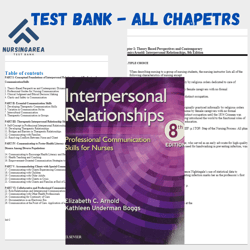 test bank for interpersonal relationships professional communication skills for nurses 8th edition arnold | all chapters