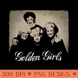 vintage golden gurls - transparent png