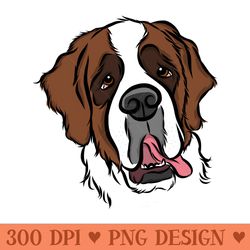 st. bernard dog illustration - png download website