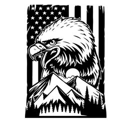 eagle with american flag svg, american flag svg, eagle svg.