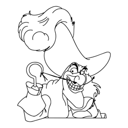 captain hook ,peter pan digital files, disney svg, coloring pages, kids coloring pages1