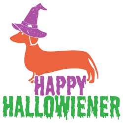funny dachshund halloween svg,svg,happy hallowiener svg, funny dachshund svg, witch halloween svg