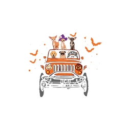 when we're together every night is halloween svg, jeep svg, dogs svg, dogs together svg, halloween svg, halloween gift