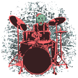 zombie drummer svg,zombie drummer shirt,zombie drummer halloween svg, drumming skeleton svg