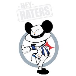 hey haters mickey mouse pittsburgh steelers svg digital