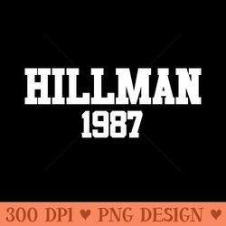 hillman 1987 - png artwork