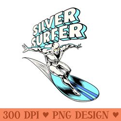 the silver surfer - instant png download