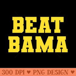 michigan beat bama - transparent png