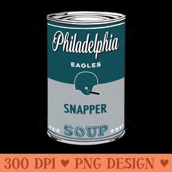philadelphia eagles soup can - png download