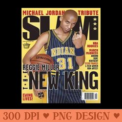 miller indiana pacers slam cover - sublimation png