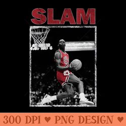 michael jordan slam - png printables