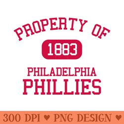 property of philadelphia phillies - png download