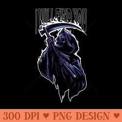 grim reaper - png design downloads