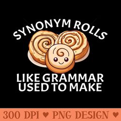 synonym rolls like grammar used to make cinnamon rolls - high-quality png download