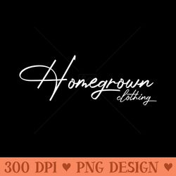 homegrown handwritten font - downloadable png