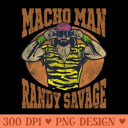 wwe macho man - downloadable png