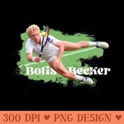 boris becker cartoon - instant png download