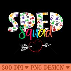 sped squad special education teacher squad special ed gifts - instant png download