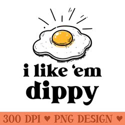 dippy eggs pittsburghese - digital png art