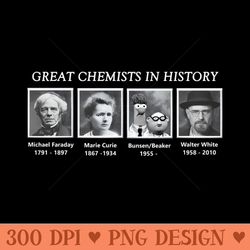 great chemists in history - download png graphics