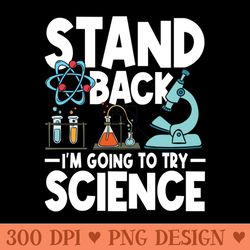 stand back im going to try science - png download library